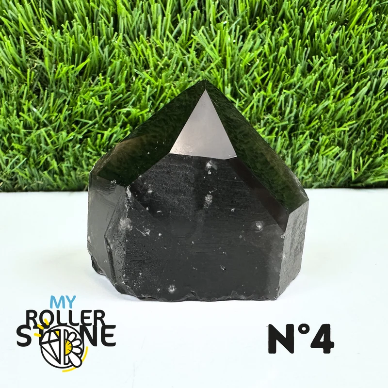 Puntas de piedra de cuarzo ahumado pequeñas