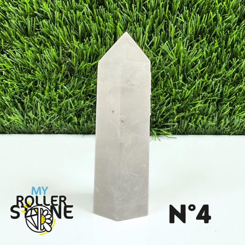 Puntas de piedra de cuarzo rosa