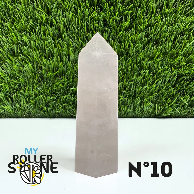 Puntas de piedra de cuarzo rosa