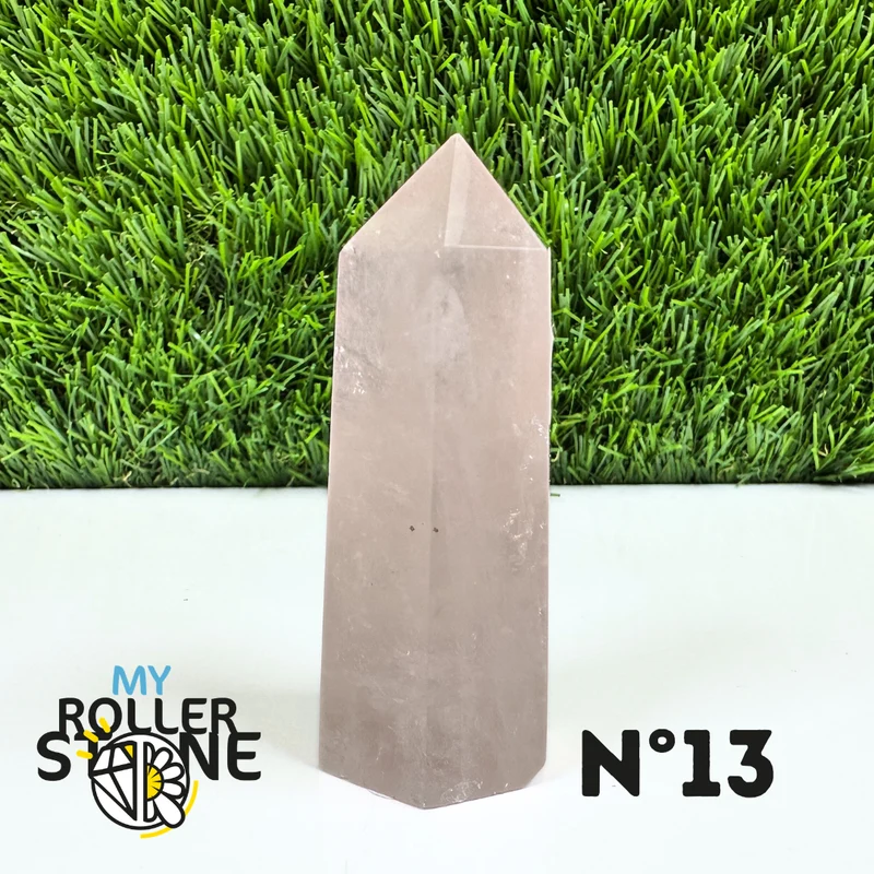 Puntas de piedra de cuarzo rosa