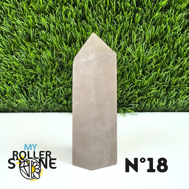 Puntas de piedra de cuarzo rosa