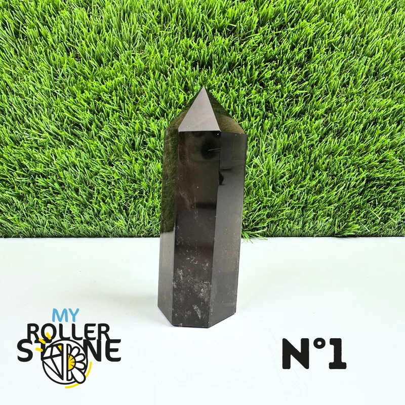 Puntas de piedra de cuarzo ahumado