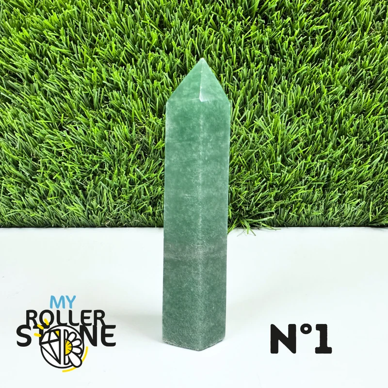 Púas de piedra de aventurina verde