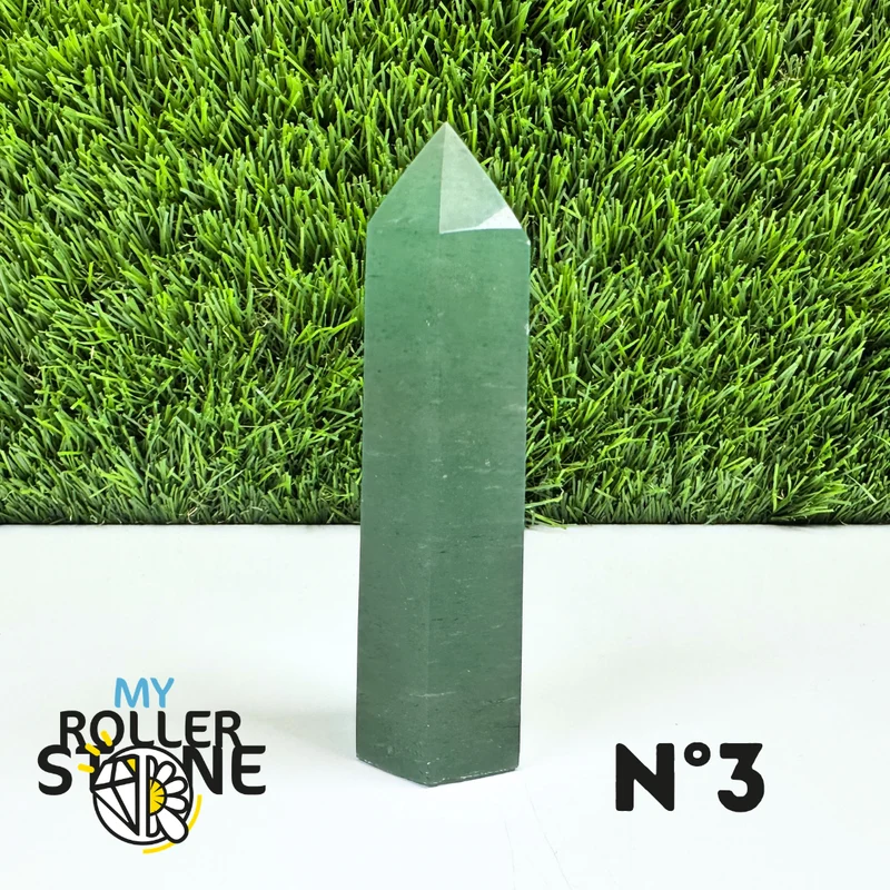 Púas de piedra de aventurina verde