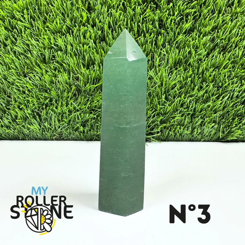 Púas de piedra de aventurina verde