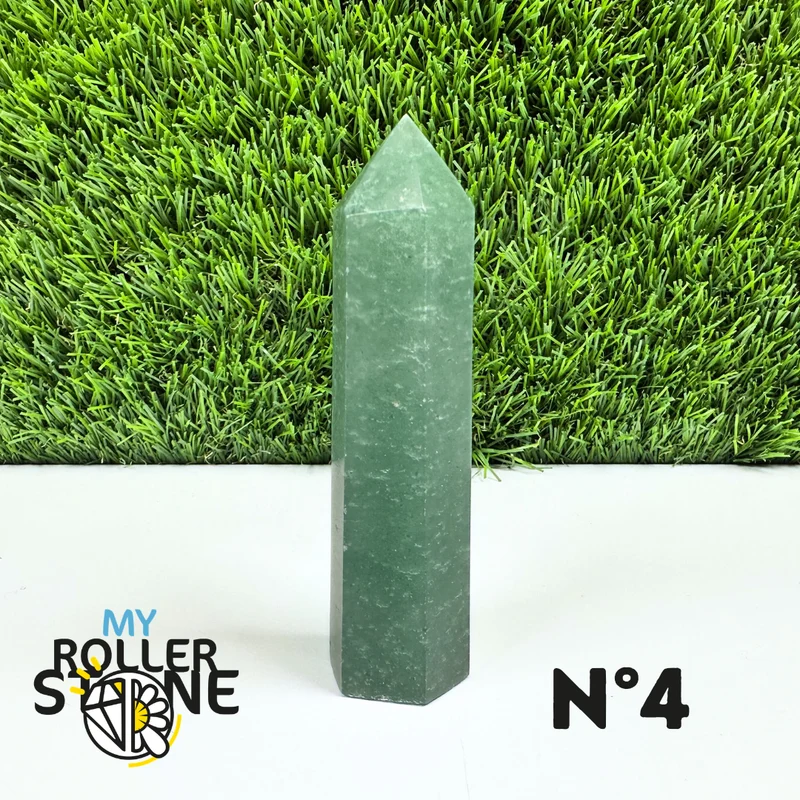 Púas de piedra de aventurina verde