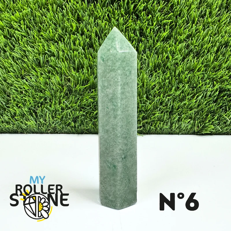 Púas de piedra de aventurina verde