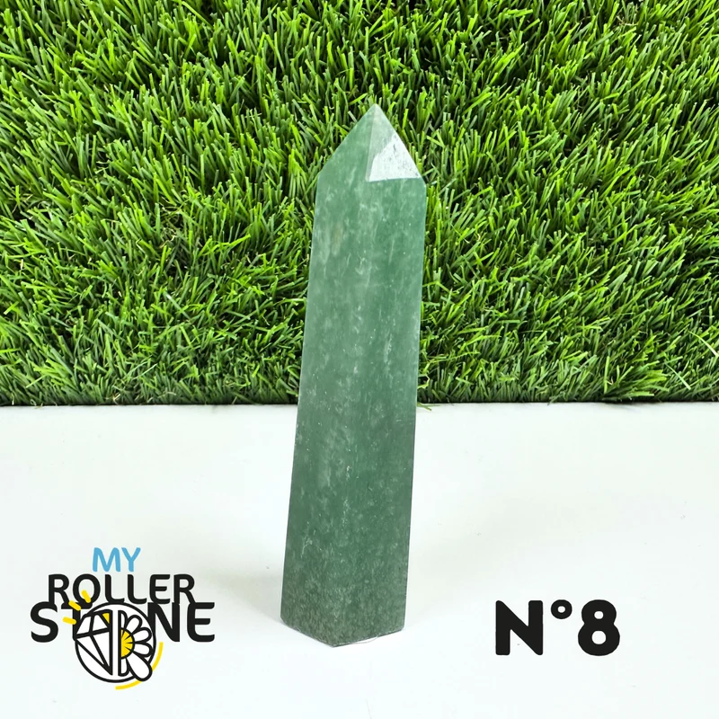 Púas de piedra de aventurina verde