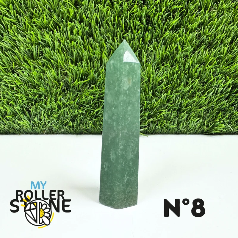Púas de piedra de aventurina verde