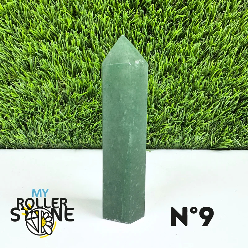 Púas de piedra de aventurina verde