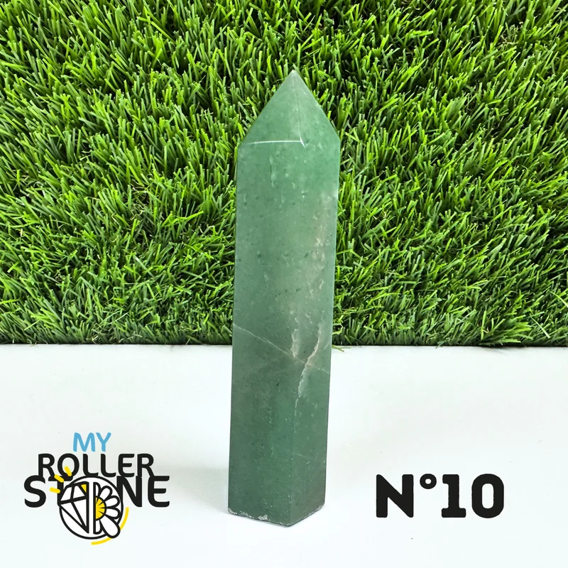 Púas de piedra de aventurina verde