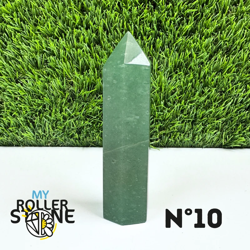 Púas de piedra de aventurina verde