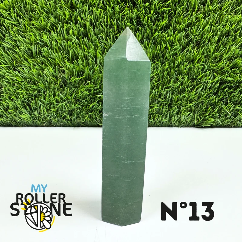 Púas de piedra de aventurina verde