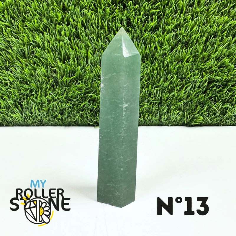Púas de piedra de aventurina verde
