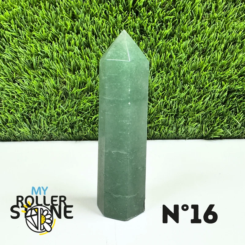 Púas de piedra de aventurina verde