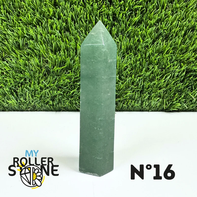 Púas de piedra de aventurina verde