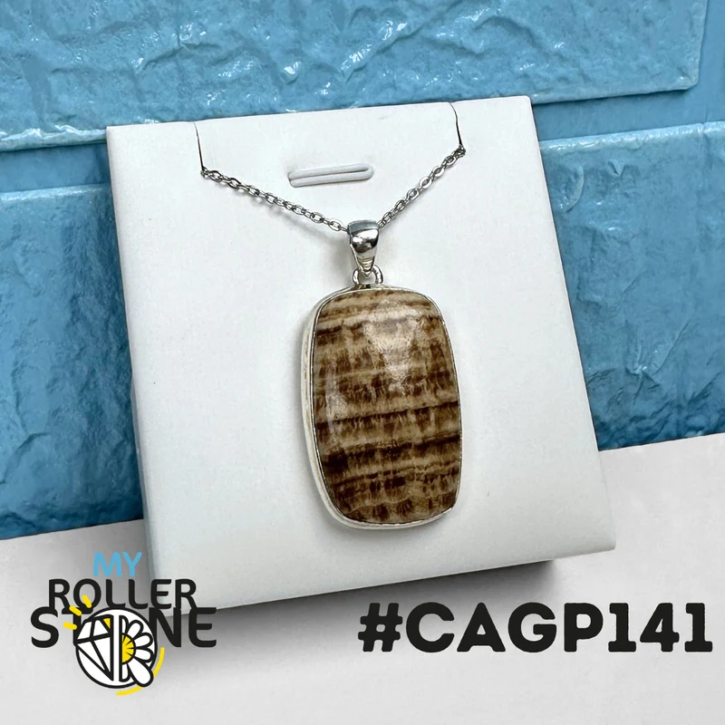 Colgante de aragonita Candy en plata de ley 925 #CAGP141