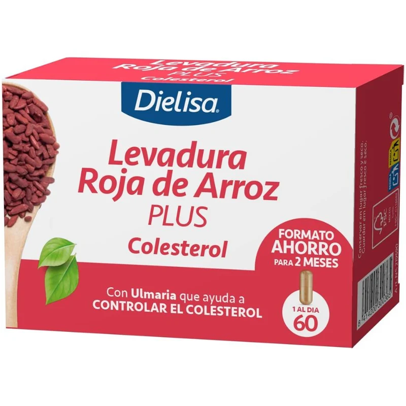Levadura Roja De Arroz Plus Cápsulas | Dielisa
