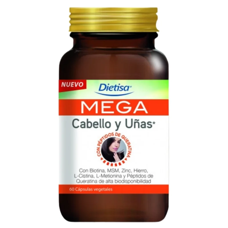 Mega Cabello Y Uñas 60 Cápsulas | Dielisa