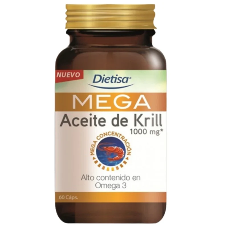 Omega 3 Mega Aceite De Krill 60 Perlas | Dielisa