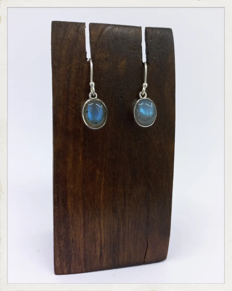 Pendientes de labradorita y plata (EXCLUSIVO ONLINE)