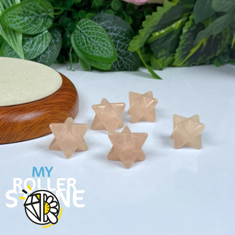 Cuarzo rosa Merkaba
