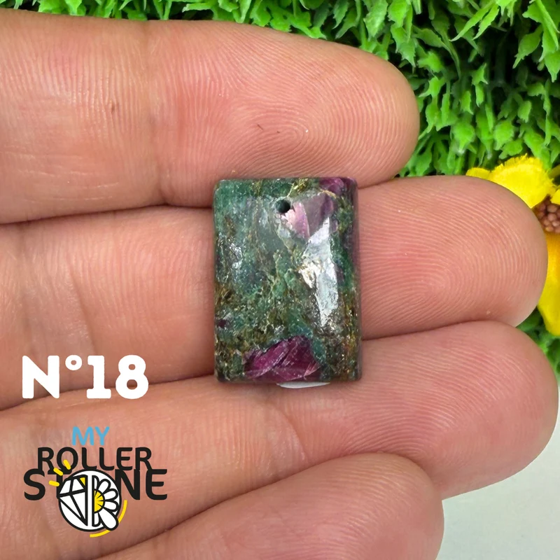 Colgante perforado Ruby Fuchsia 5A