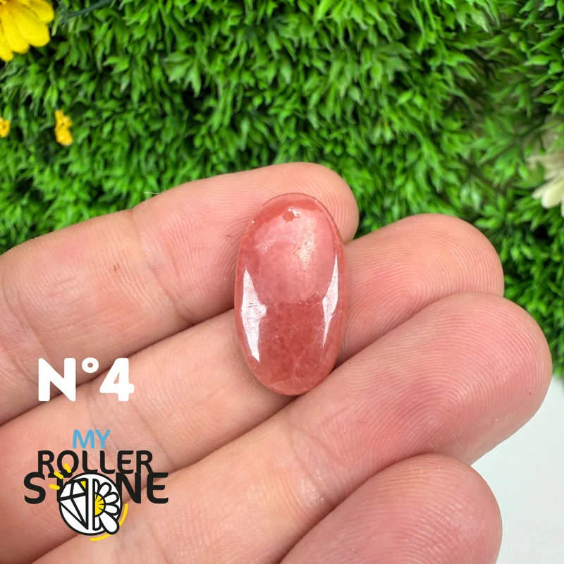 Colgante perforado de rodocrosita de alta calidad