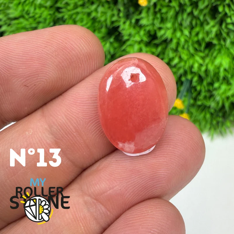 Colgante perforado de rodocrosita de alta calidad
