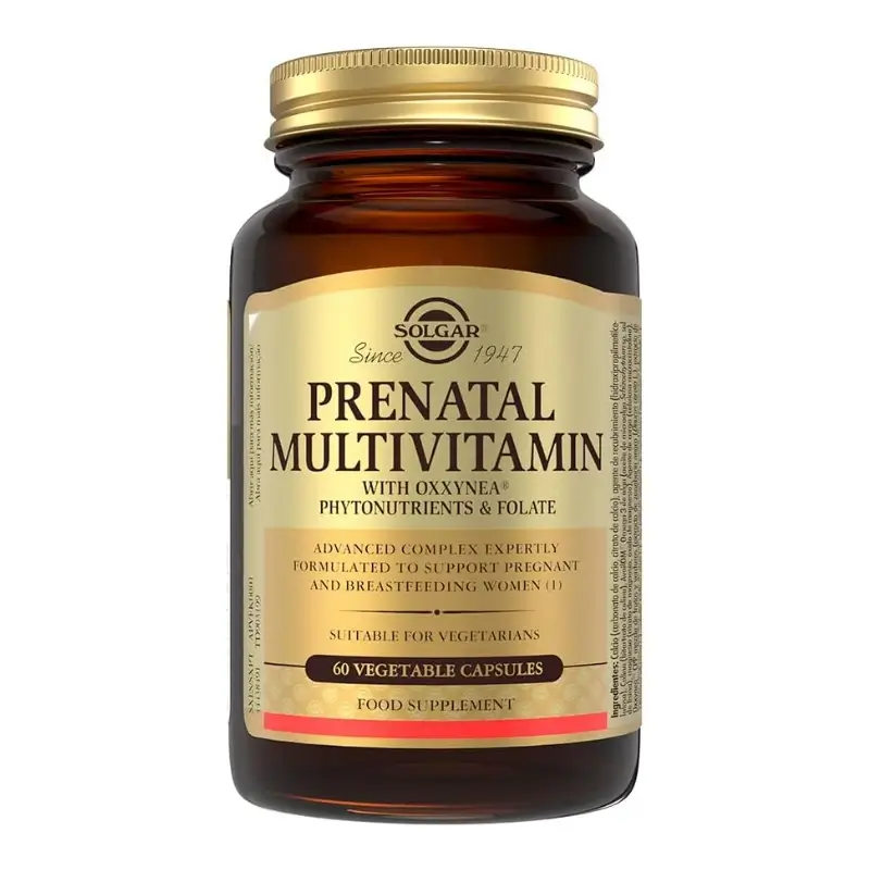 Solgar Multivitamínico Prenatal, 60 comprimidos