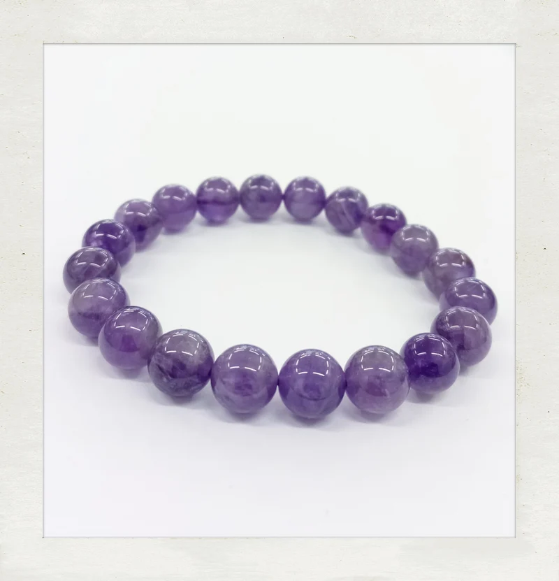 Pulsera de amatista (Bola de 1 cm.) (EXCLUSIVO ONLINE)