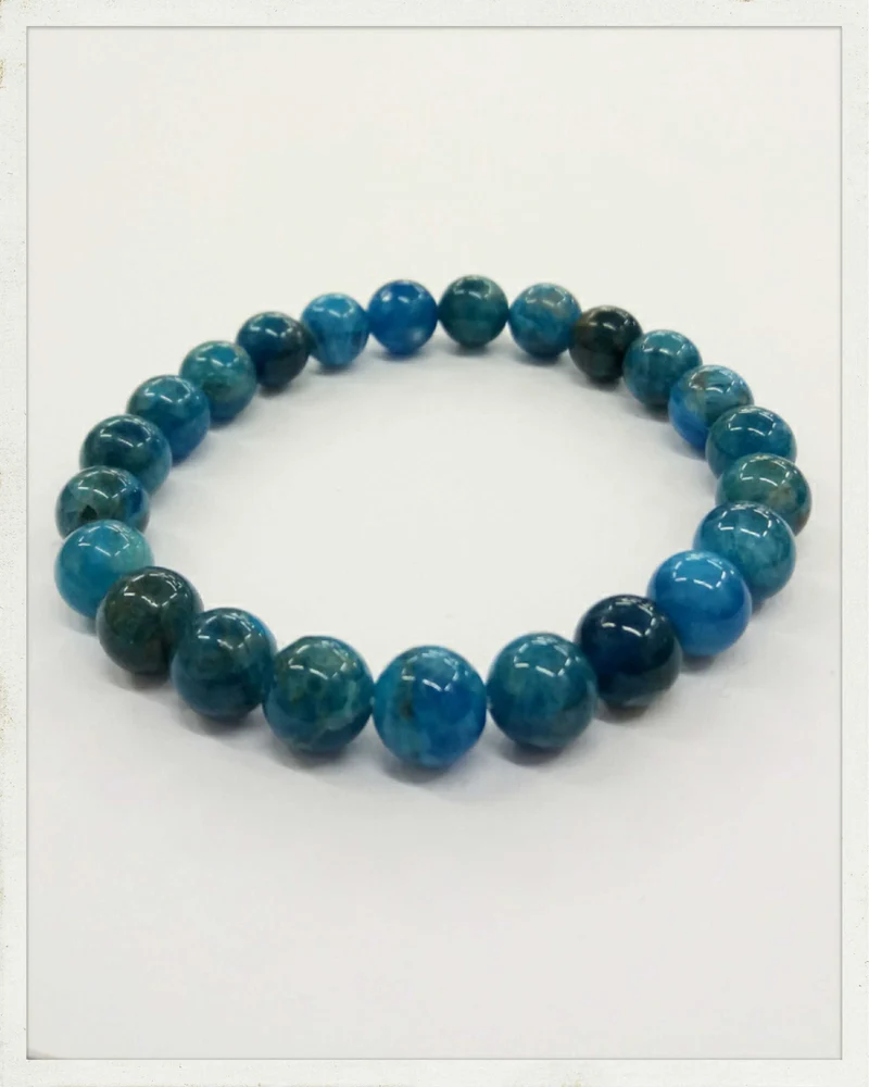Pulsera de apatito azul (varias opciones disponibles)