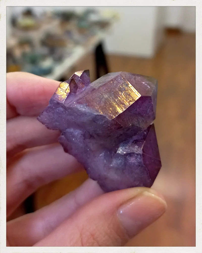 Drusa de cuarzo "Aura morado" (tratado) (EXCLUSIVO ONLINE)