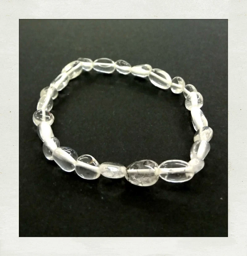 Pulsera de cuarzo cristal de roca