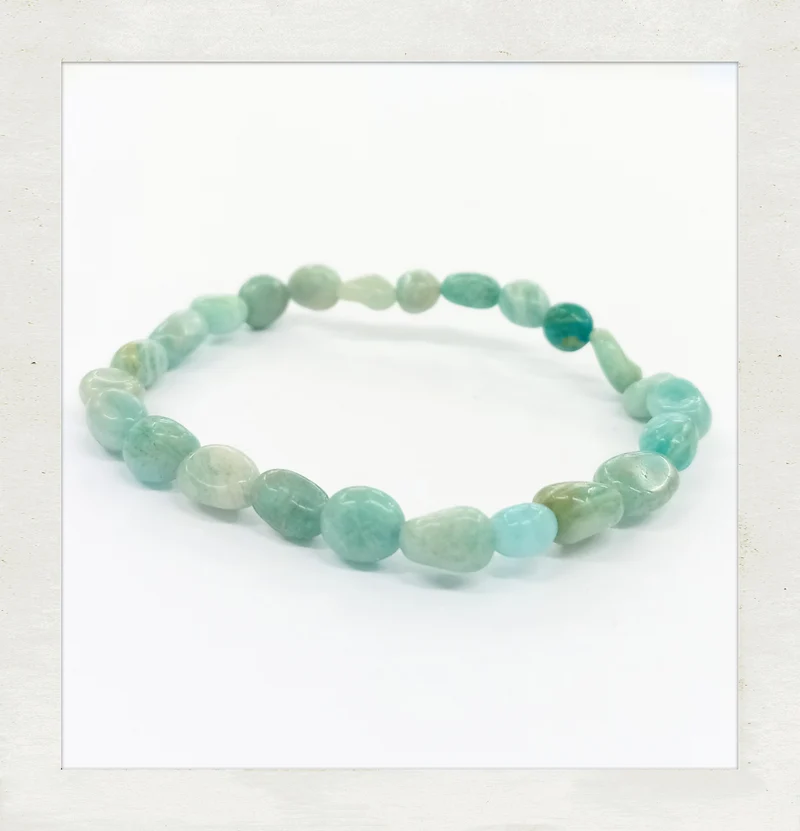 Pulsera de nuggets de amazonita (EXCLUSIVO ONLINE)