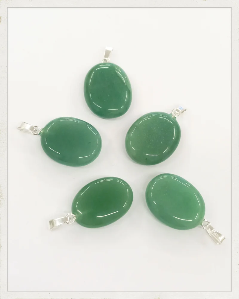 Colgante de aventurina y plata (EXCLUSIVO ONLINE)