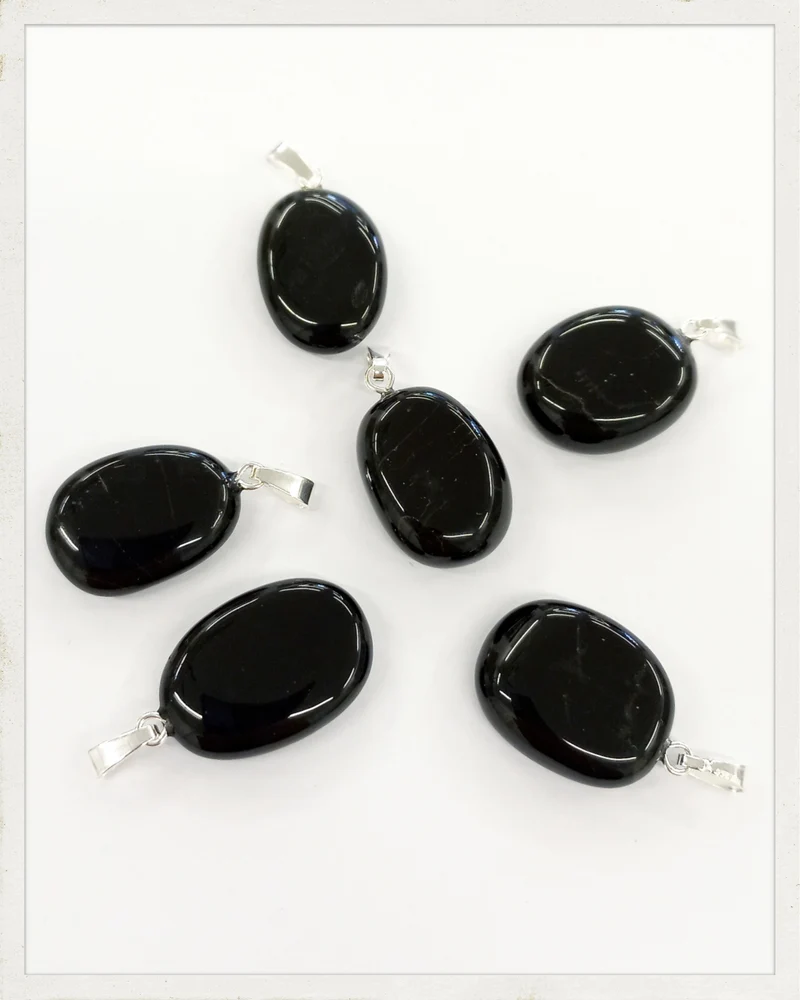 Colgante de ónix y plata