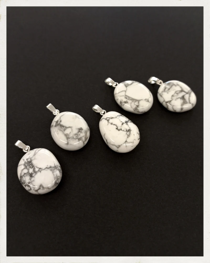 Colgante de magnesita y plata (EXCLUSIVO ONLINE)