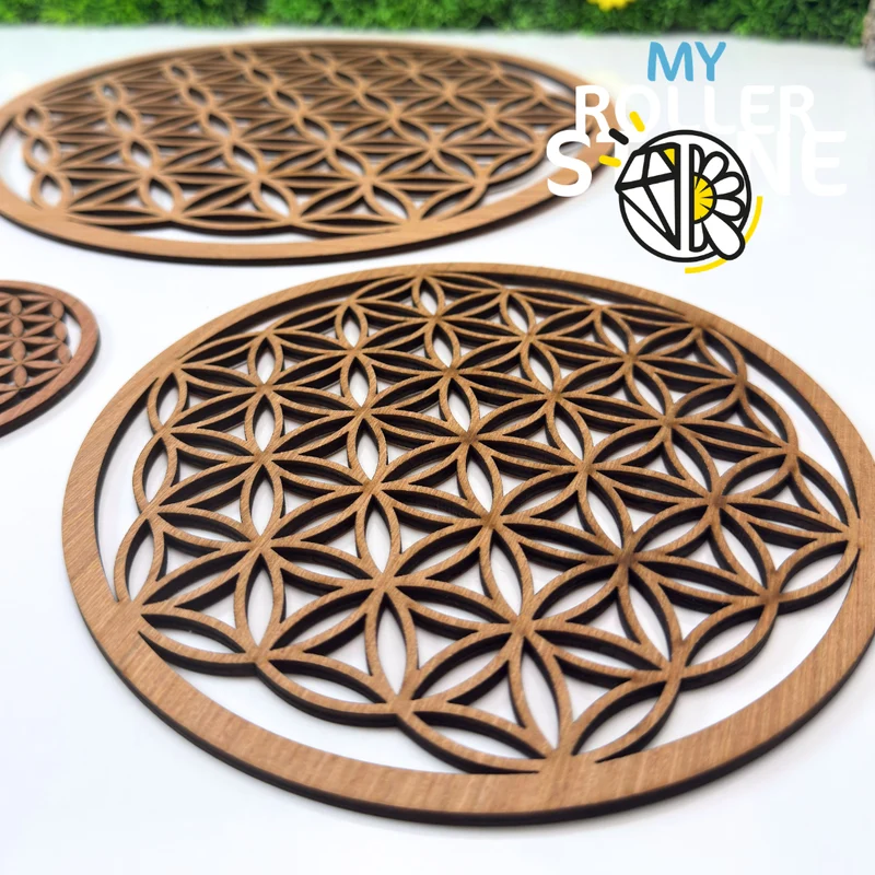 Flor de la Vida de Madera 18 cm