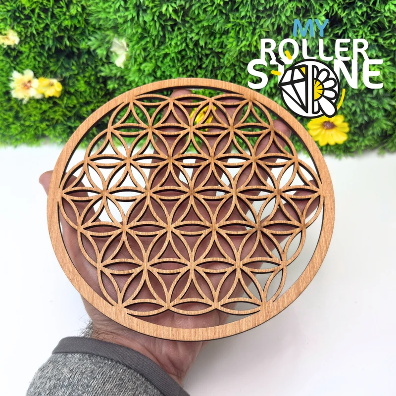 Flor de la Vida de Madera 18 cm