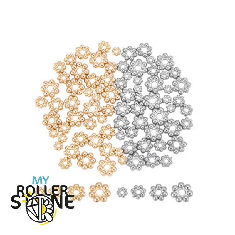 Juegos de cuentas espaciadoras de acero inoxidable con múltiples bolas