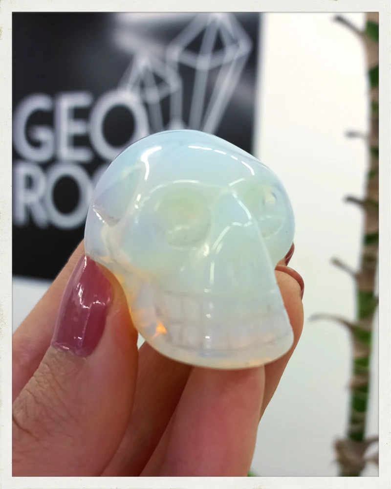 Calavera de opalita (sintético)