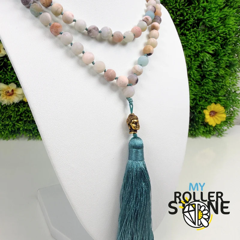 Collar Mala Amazonita Natural –