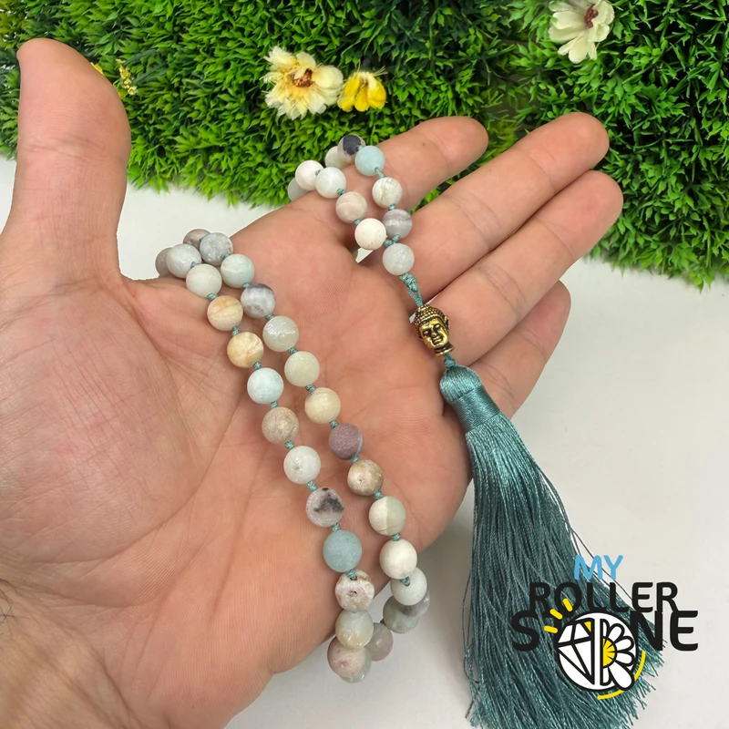 Collar Mala Amazonita Natural –