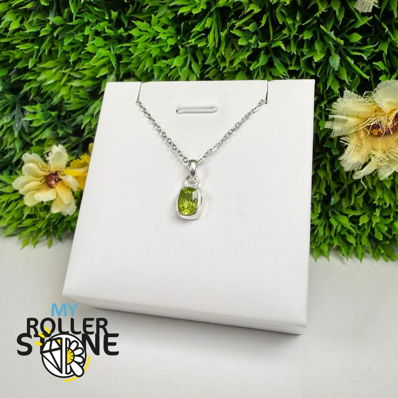 Colgante de peridoto en plata de ley 925 – PDTP623