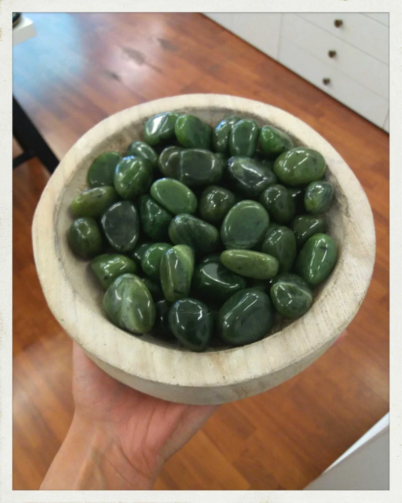 Rodado de jade nefrita