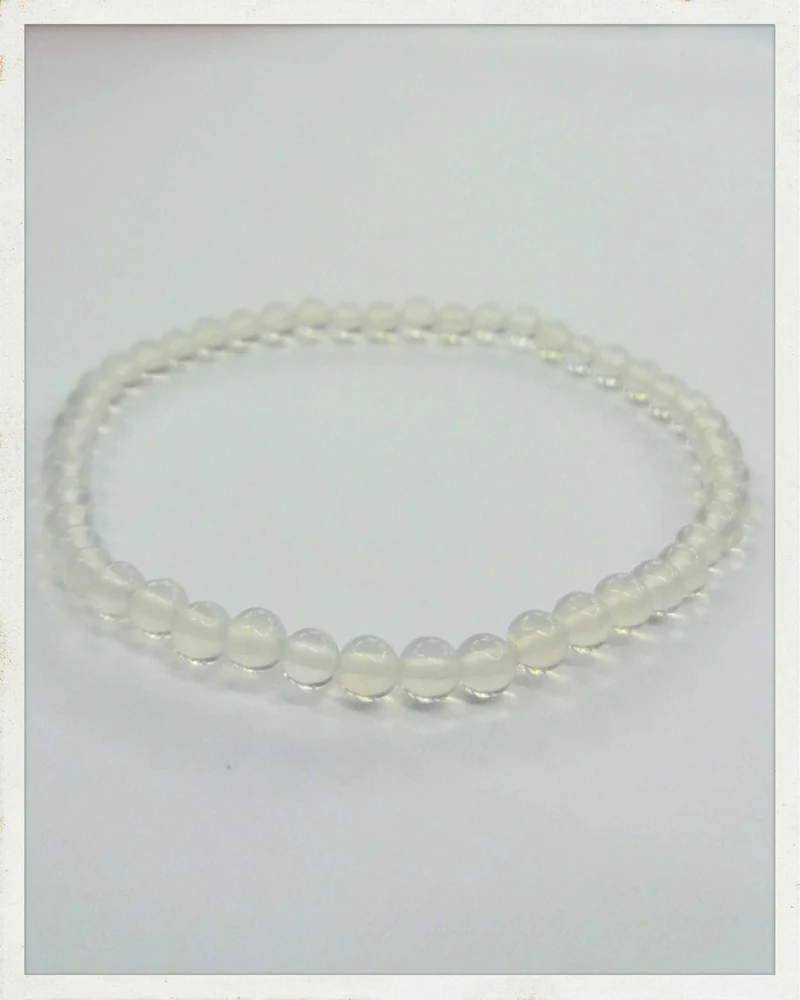 Pulsera de opalita (Sintético) (Bola de 4 mm.)