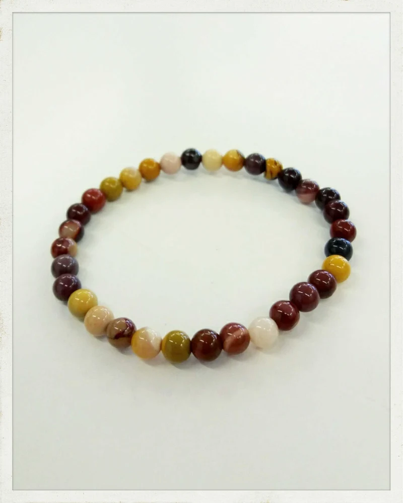 Pulsera infantil de jaspe mookaita