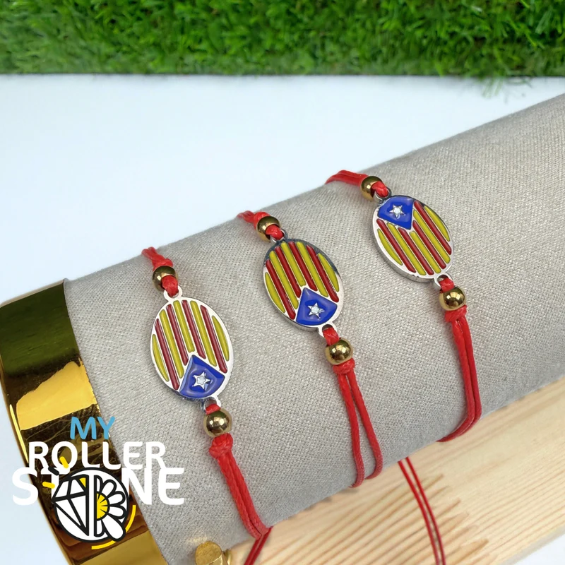Pulsera de cordón ajustable País de Cataluña