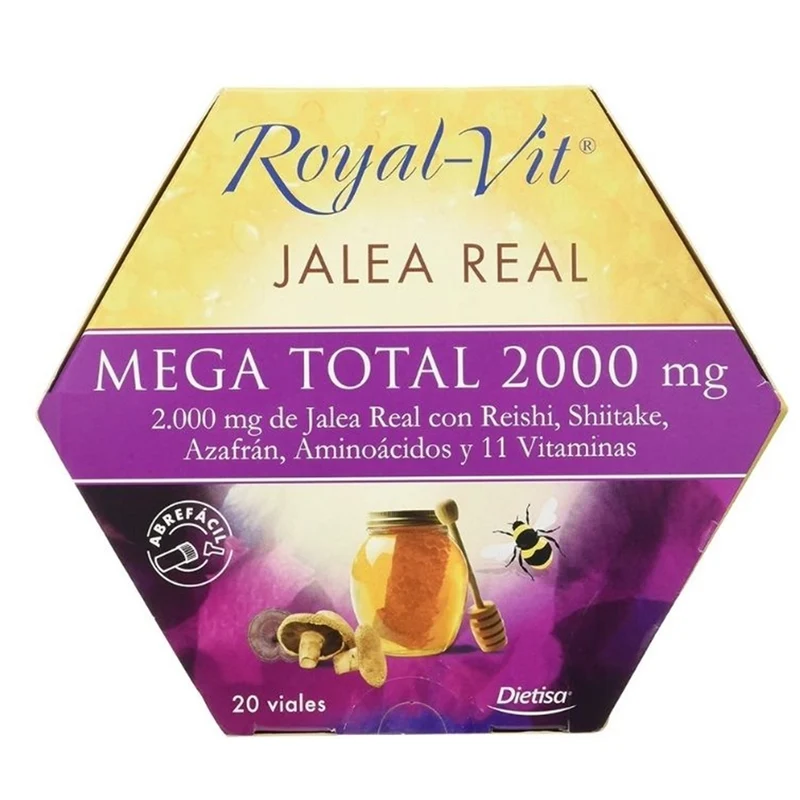 Royal-Vit Mega Total 2000 Mg 20 Viales | Dielisa